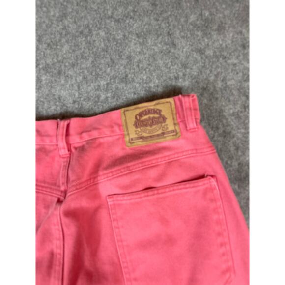 Vintage 90s Vermont Country Store Denim Jean Skirt Womens 16 Pink Cotton Grunge - Picture 2 of 7